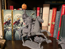 Load image into Gallery viewer, Headless Horseman & Ichabod Crane - 6” Resin Figure(s)