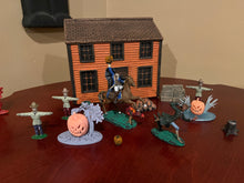 Load image into Gallery viewer, Sleepy Hollow Pumpkin & Base with LED Light