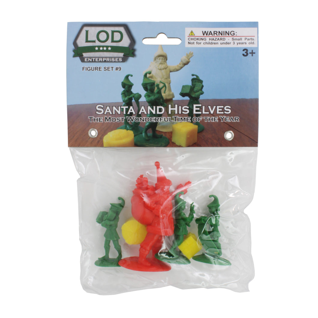 North Pole Set:  Santa and his Elves (LOD009)