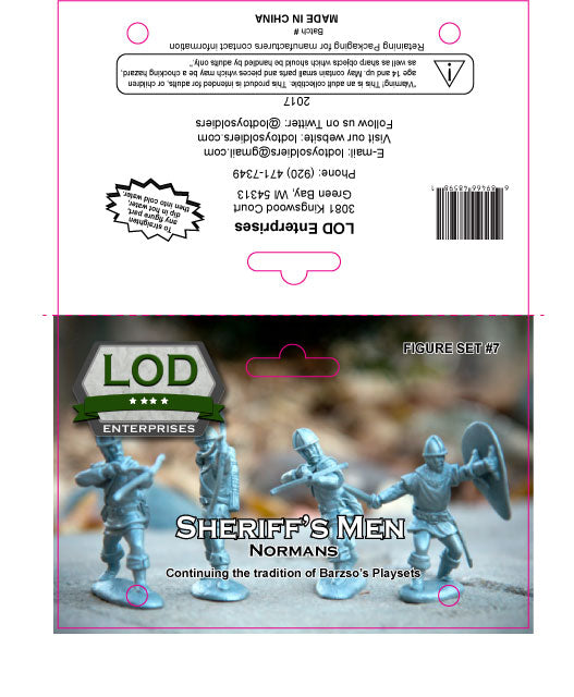 LOD007 (Sheriff's Men ~ the Normans) – LOD Toy Soldiers